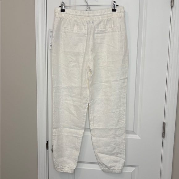 Athleta Retreat Linen Jogger - White - size 8 Medium NWT - Picture 7 of 11